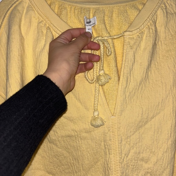 Aerie Easy Street Yellow Sweater Size S - Picture 4 of 5